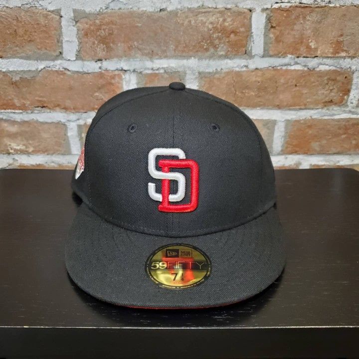 San Diego Padres New Era 59Fifty Fitted Hat - Black/Red Uv for Sale in New  York, NY - OfferUp