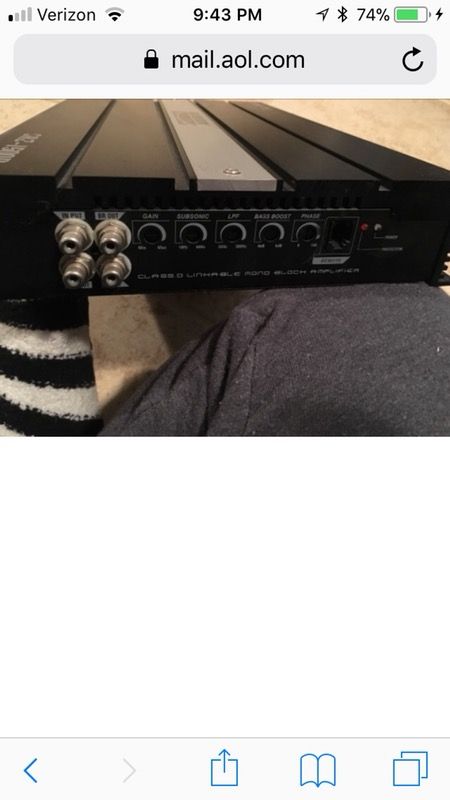Amp for cars- Sundown Audio SA2-1500D