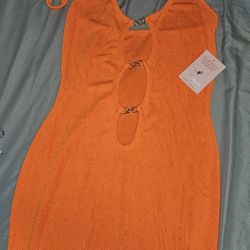 Honey Love Apparel Orange Summer Dress 