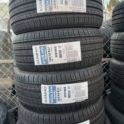 225/45/17 Kumho Brand New free mount and balance included