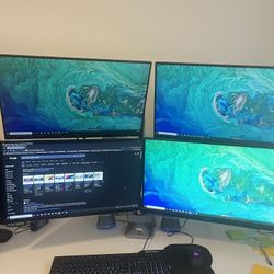 Gaming / Trading Setup (Monitors And Mount)