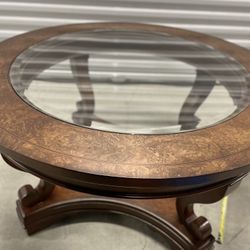 Center Table With Glass Top