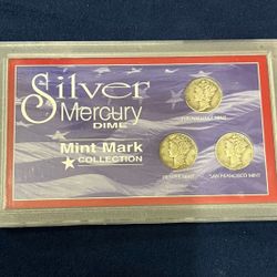 Mercury Dimes, Mint Mark Collection (90% silver)