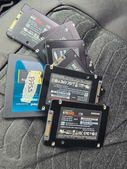 1 terabytes solid state hard-drive  60$ for 1 or 400$ for all 8