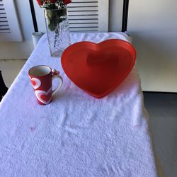 Valentine Cup And Tray