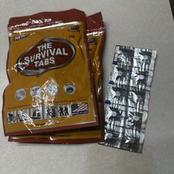 Survival Tablets And Water Purification Tablets 