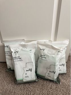 Breast milk storage bags