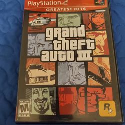 Grand Theft Auto III Greatest Hits PS2 (PlayStation, 2003 )

