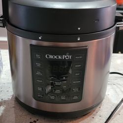 Crockpot Pressure Cooker W/ Two Lids And Seals 