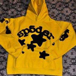 Yellow Big Star Sp5der Hoodie