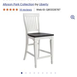 Set of 4 Allyson Park Counter High chairs by Liberty (Indiana Furniture) MAKE AN OFFER