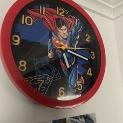 Superman Clock