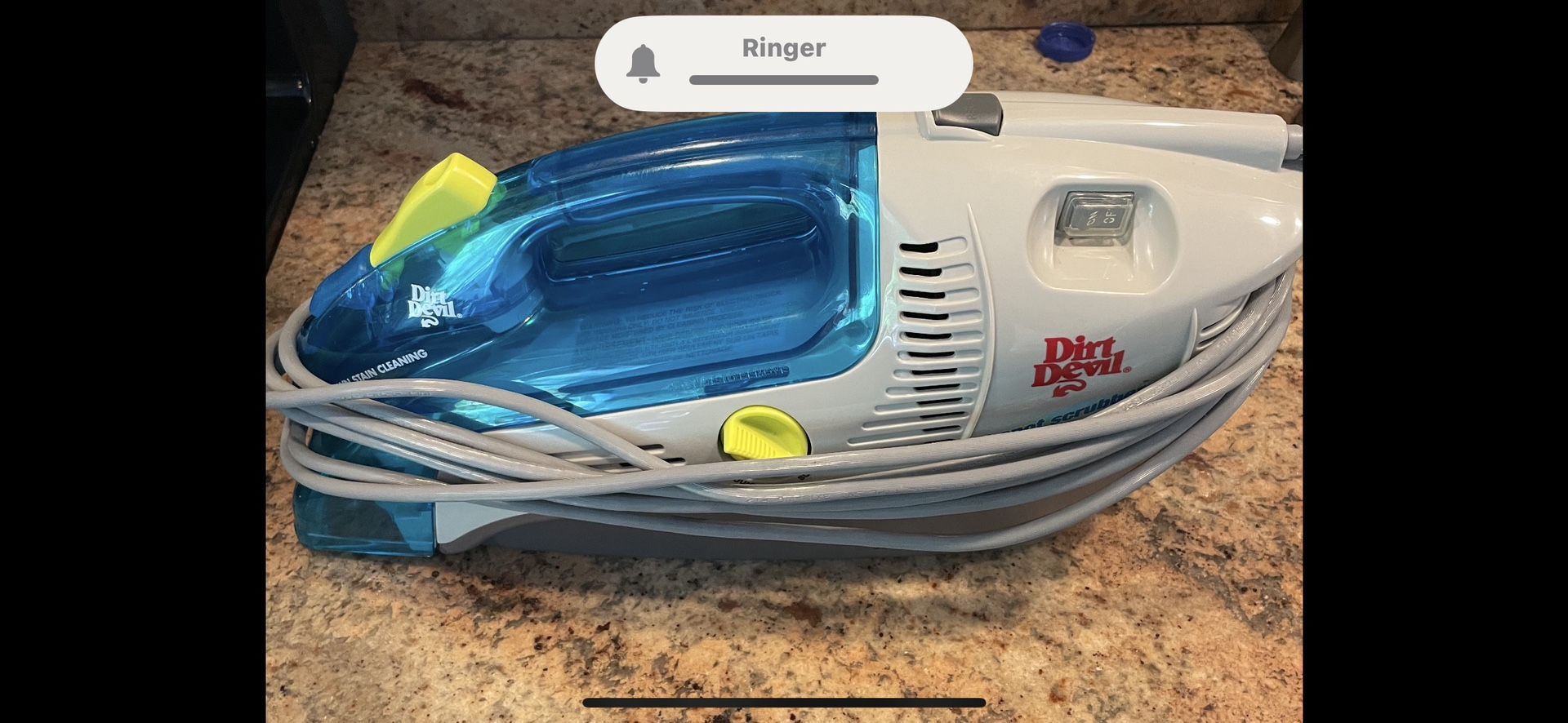 “ DIRT DEVIL “ POWER SCRUBBER VACUUM