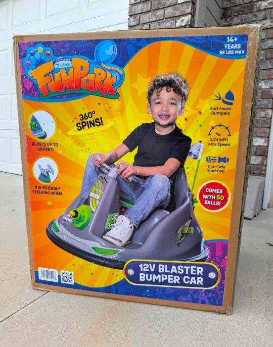 NEW** Bumper Car Ride on Vehicle Toy EV 12v ($300+ at Walmart!)