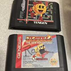 Pac-Man cartridges retro  games from 1990s
