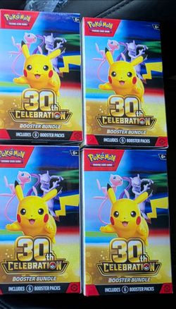 Pokemon 30th Celebration Booster Bundle
