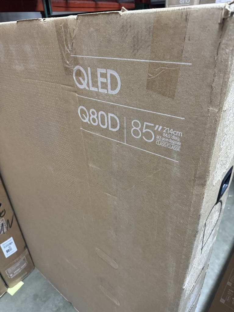 SAMSUNG 85-Inch Class QLED 4K Q80D Series Quantum HDR+ Smart TV w/Dolby Atmos, Object Tracking Sound Lite, Direct Full Array, Motion Xcelerator, Alexa