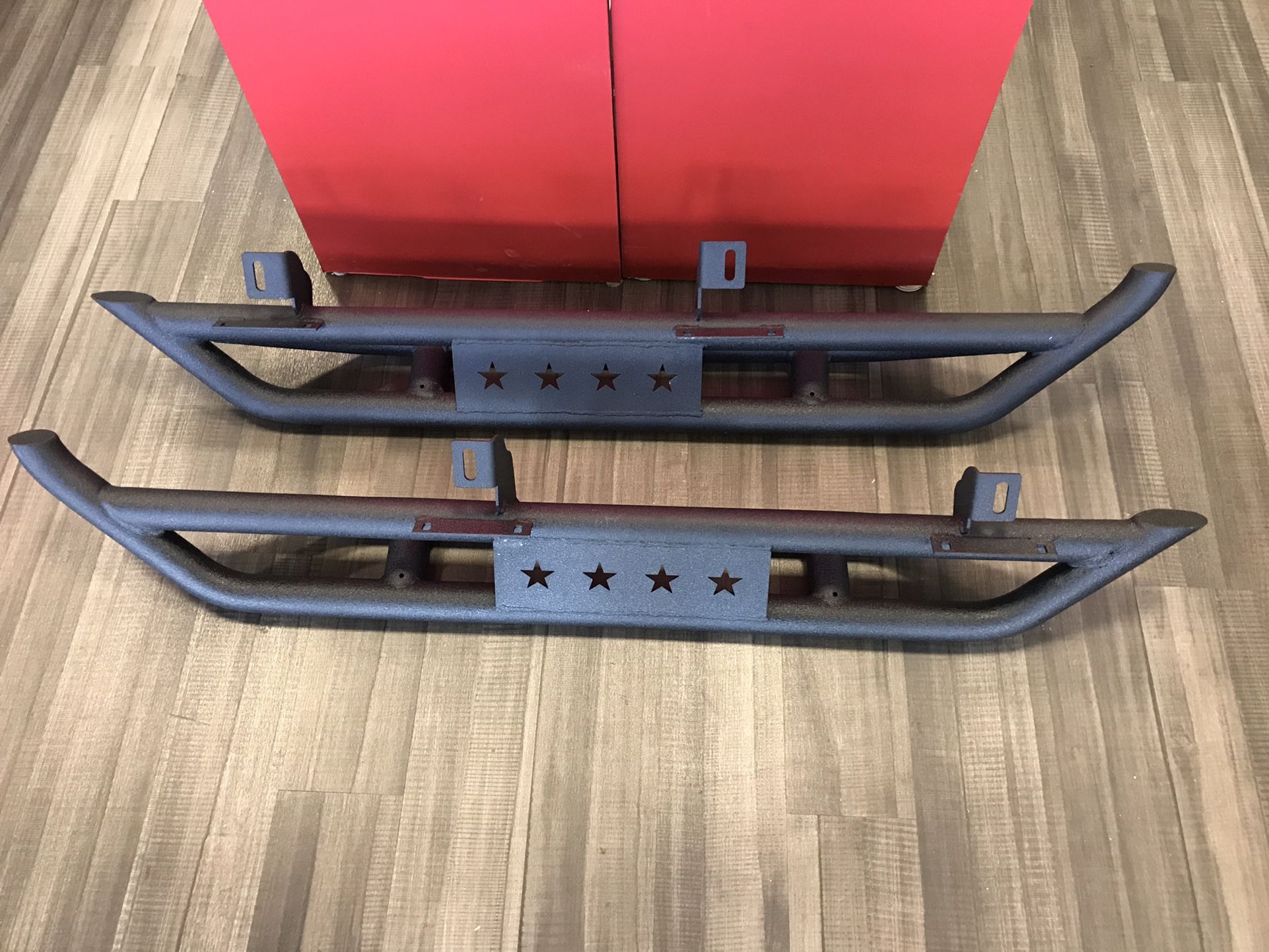 0718 Jeep Wrangler 2 Door JK Steel Side Steps Stars for Sale in