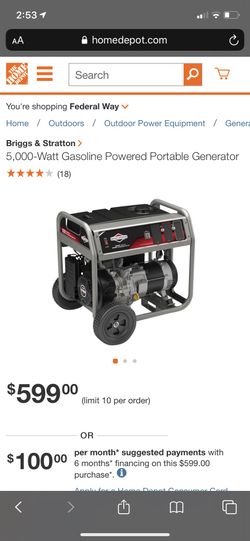 Briggs and Stratton Generator