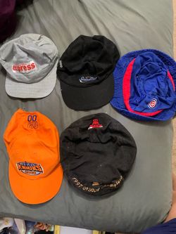 Lot of 5 Vintage Novelty Baseball Caps
