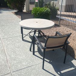 Table And Two Chairs