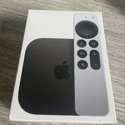 Apple TV 4K wifi + ethernet (brand new, unopened box)