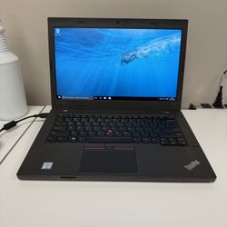 Lenovo ThinkPad L460 14” Laptop 2.5ghz Core i5-6300U 8gb RAM 256gb SSD Windows 10 Pro 