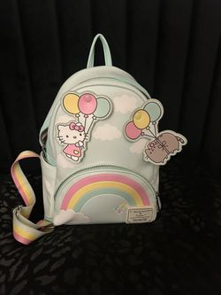 Loungefly hello kitty and pusheen backpack