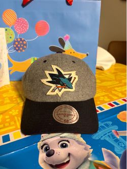 San Jose Sharks SnapBack Mitchell & Ness Grey NHL