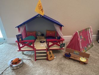 American Girl- Camp Hangout w/ Bonus Accessories
