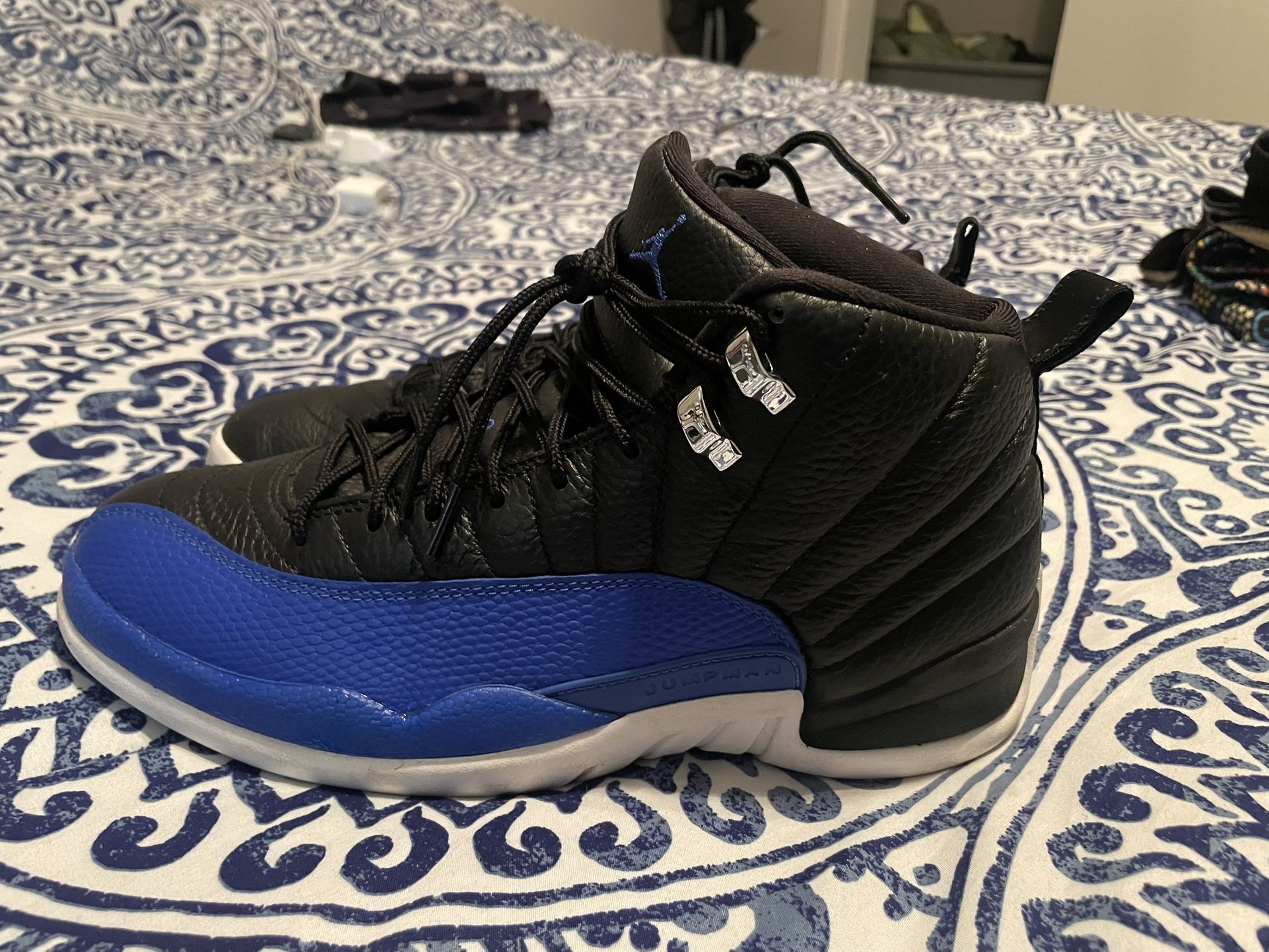 Women/Men Air Jordan 12 Retro Hyper Royal A06068-004