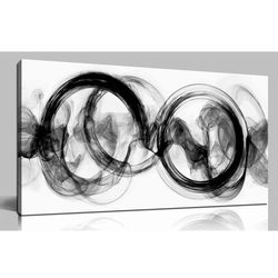 Abstract Wall Art for Living Room Black and White Wall Decor for Bedroom Modern Prints Wall Art for Office 20 x 40 Inch
