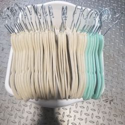 Set Of 40 VELVET Kids Hangers 14"