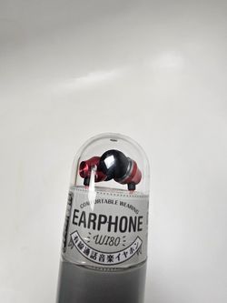 Bright Red W180 Ear Buds