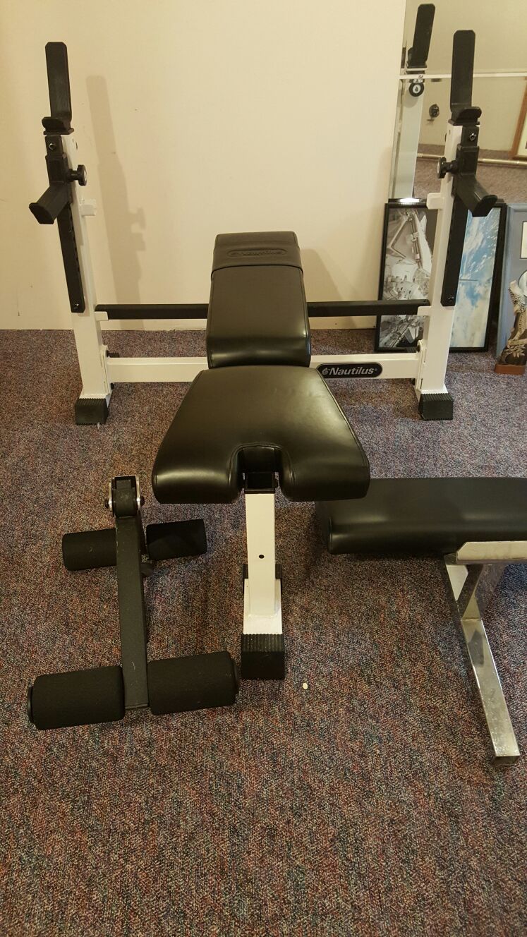 Nautilus Weight Bench & attachments