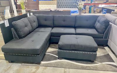 Sectional And Ottoman 