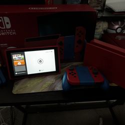 Nintendo Switch Mario Red and Blue Edition Console