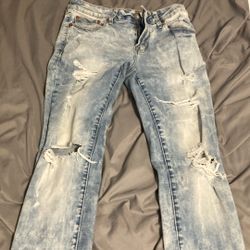 Ripped Skinny Jeans American Eagle