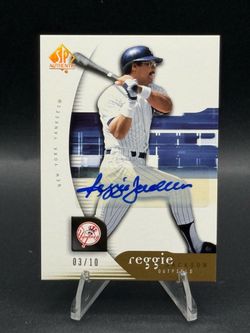 2005 Upper Deck SP Authentic Gold #79 Reggie Jackson Auto #/10