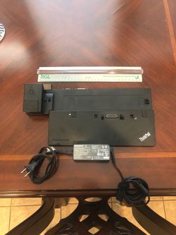 Lenovo ThinkPad docking station and power supply