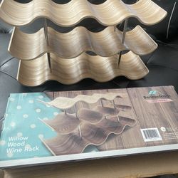 Wood Wine Rack 