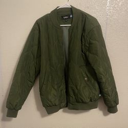 Cookies SF Quilted Bomber Jacket - Olive
