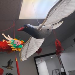 Flying Seagull Toy 1980s Vintage Works