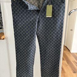 Gucci print authentic Pants size40