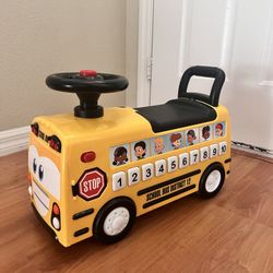 Ride On Musical School Yellow Bus