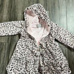Girls Pink Cheetah Jacket