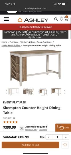 Kitchen Table And Bar