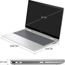 HP Envy 14-es1013dx 14" Touch Screen Convertible Into A Tablet 
