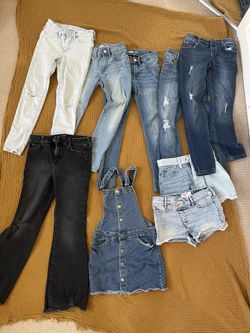 Girls Jeans Bundle Size 9-12