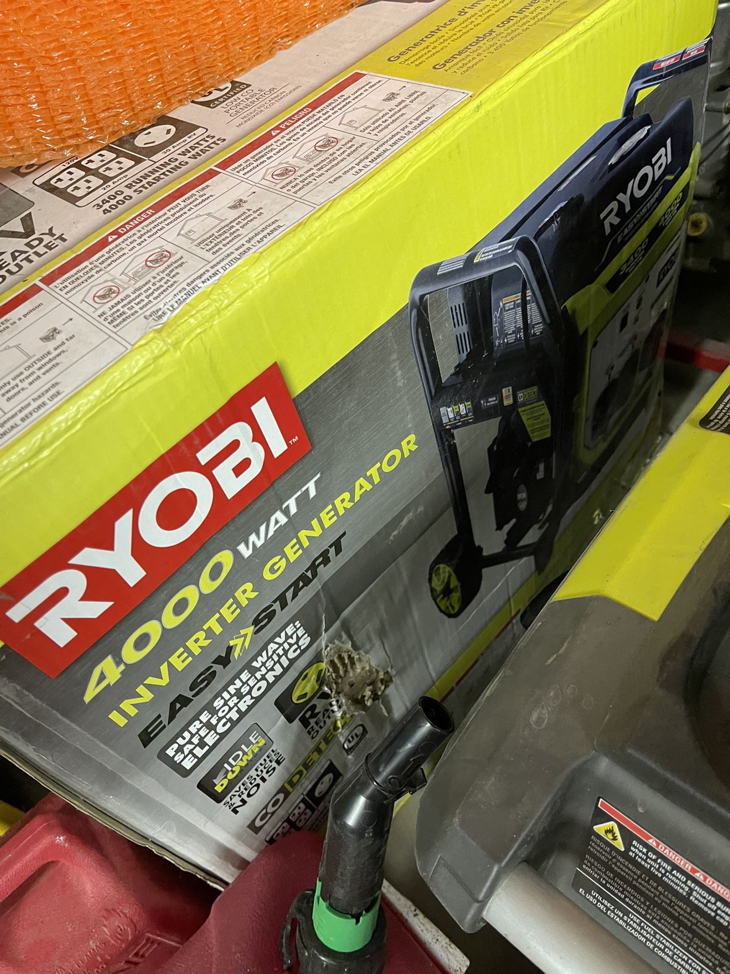 4000 Watt Ryobi Inverter Generator